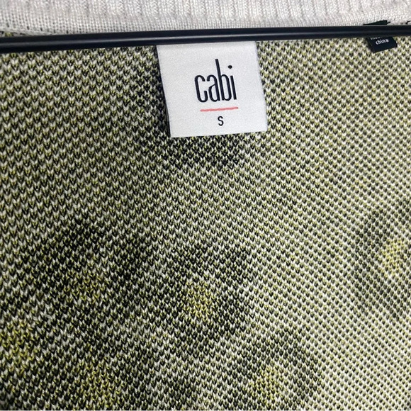 CAbi Kiki Cardigan leopard animal print size small neutral - Picture 2 of 10